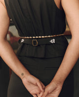 The Great The Beaded Belt - Black with Gold