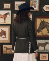 The Great The Beaded Belt - Black with Silver