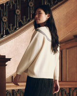 The Bow Sweater - Cream
