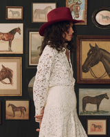 The Relic Lace Western Shirt - Cream
