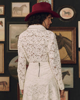 The Relic Lace Western Shirt - Cream