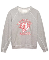 The College Sweatshirt with Bobcat Graphic - Oak Hall