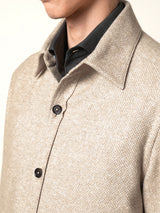 Cashmere and Silk Overshirt - Oak Hall