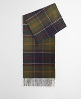Barbour Dramside Reversible Lambswool Scarf - Classic Tartan