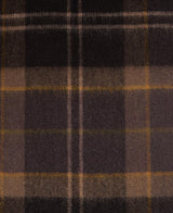 Barbour Mineral Tartan Wool-Cashmere Scarf - Dried Bracken