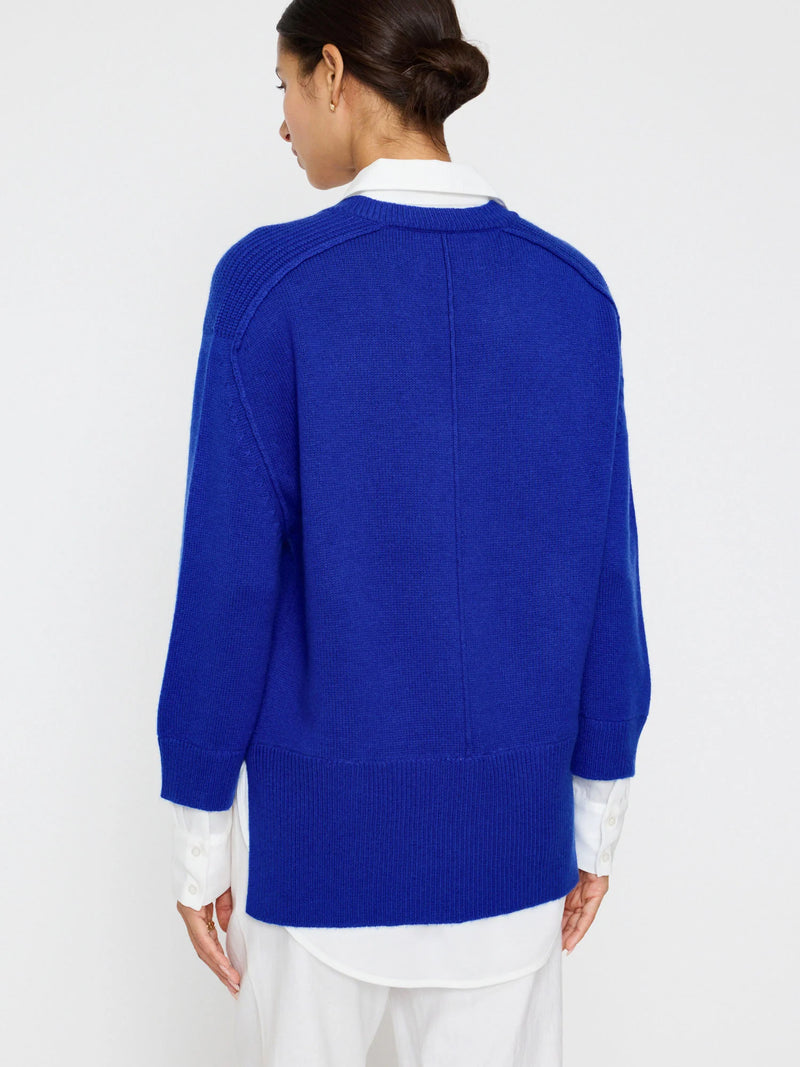 V-Neck Layered Pullover