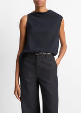 A-line Asymmetrical Draped Top