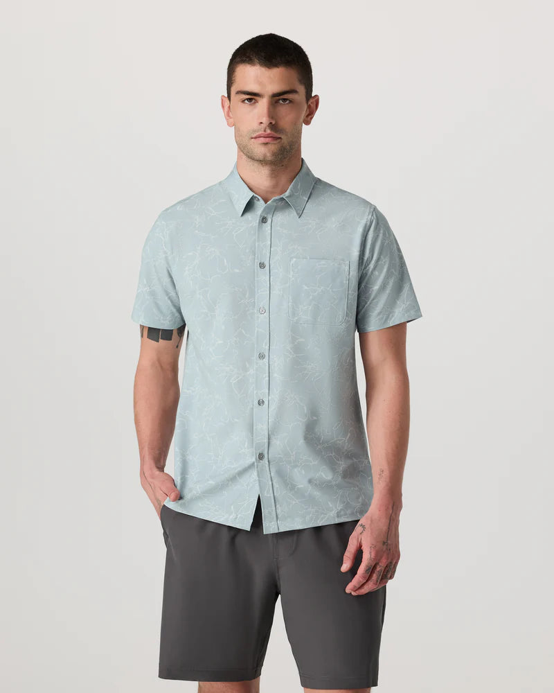 Short Sleeve Bridge Button Down - Oak Hall