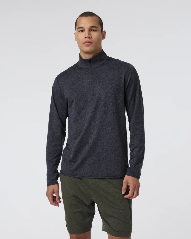 Ponto 1/2 Zip Mock Neck - Oak Hall