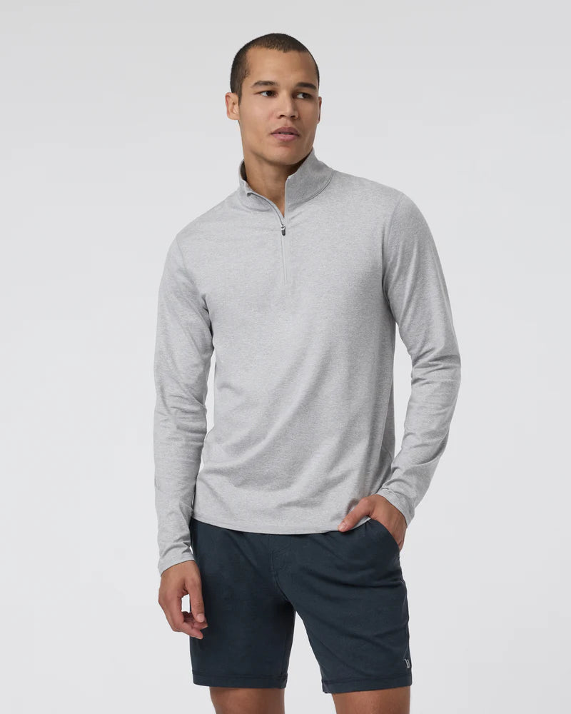Ponto 1/2 Zip Mock Neck - Oak Hall