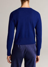 Pearl Drop-Button Wool & Cashmere-Blend Cardigan - Oak Hall