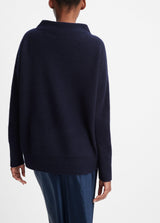 Boiled Funnel Neck Pullover