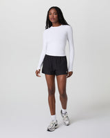 Long Sleeve Surge Seamless Tee - White