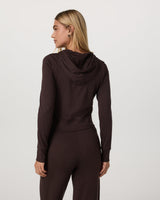 Halo Mini Full Zip Hoodie - Java Heather