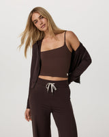 Halo Mini Full Zip Hoodie - Java Heather