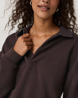 Vuori Restore Rugby Pullover - French Roast