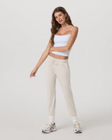Performance Jogger - Long - Ecru Heather