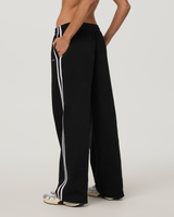 Restore Straight Leg Track Sweatpant - Black