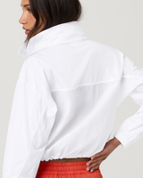 Court Full Zip - White