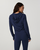AllTheFeels Mini Full Zip Hoodie - Blue Coast