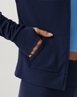 AllTheFeels Mini Full Zip Hoodie - Blue Coast