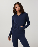 AllTheFeels Mini Full Zip Hoodie - Blue Coast