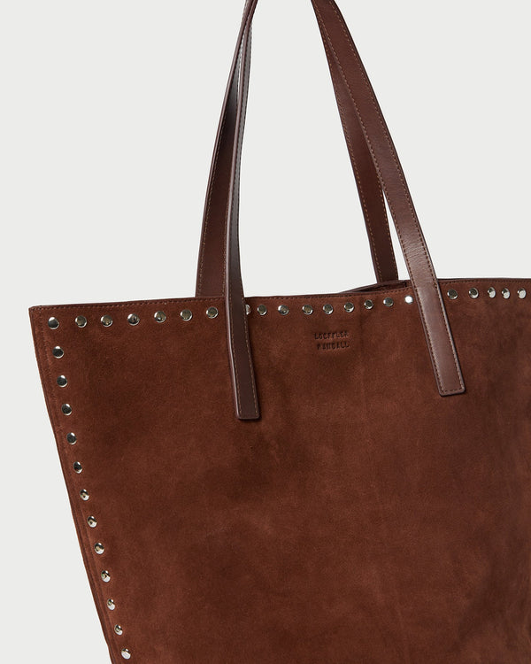 Walker Espresso/Silver Tote - Oak Hall