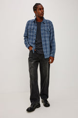 Warren Overshirt - Dark Sky Chenille