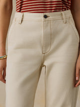 Faherty Driftwood Denim Pant - Almond Milk