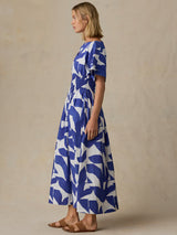 Coastal Poplin Elia Dress