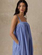 Coastal Poplin Emmy Dress