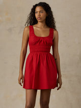 Coastal Poplin Sunseeker Mini Dress