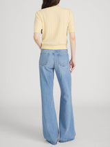 The Cashmere Charm Sweater - Canary
