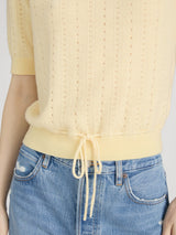 The Cashmere Charm Sweater - Canary