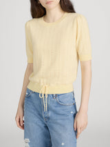 The Cashmere Charm Sweater - Canary