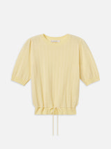 The Cashmere Charm Sweater - Canary