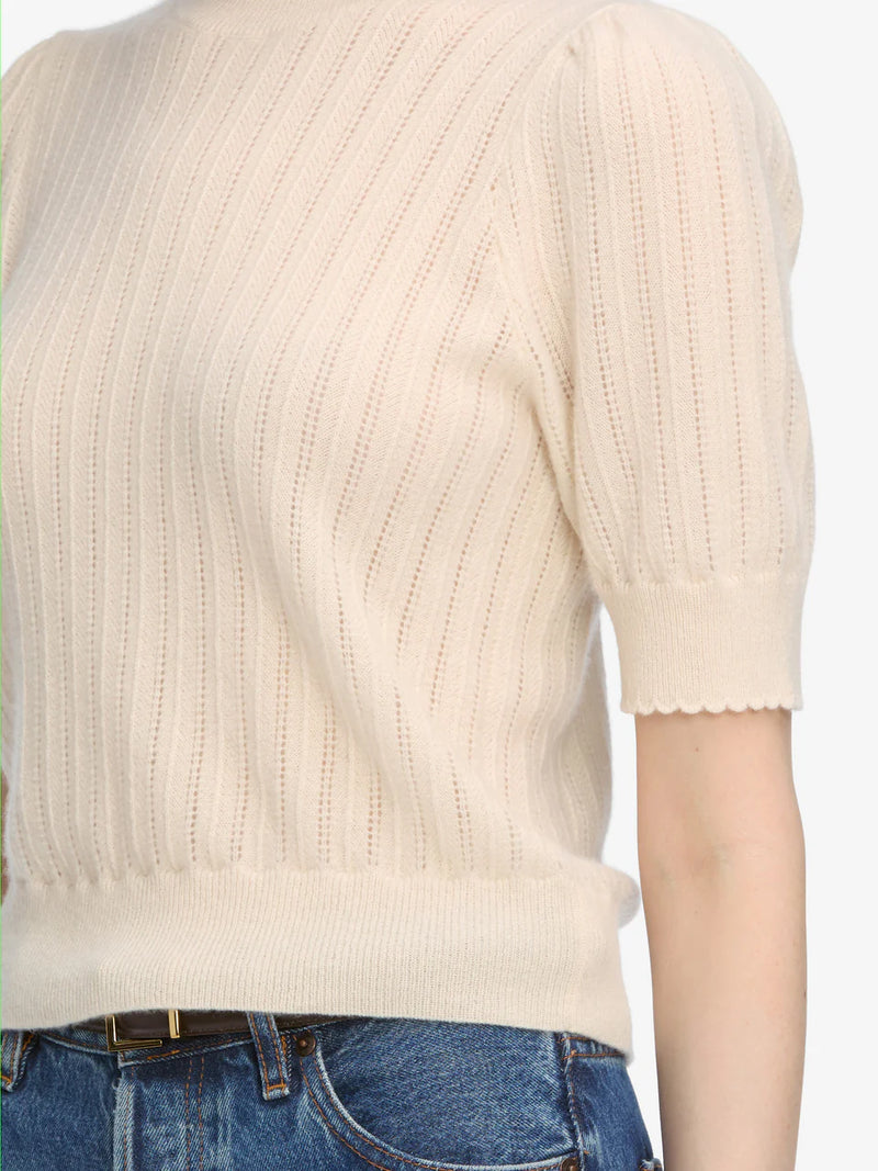 The Ladder Pointelle Sweater