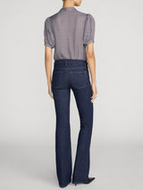 Frame Denim The Sonnet Blouse - CHESTNUT MULTI PLAID