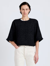 Maura Top In Basket Weave