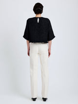 Maura Top In Basket Weave