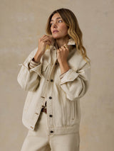 Driftwood Denim Jacket - Almond Milk