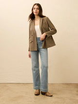 Inlet Knit Double Breasted Blazer - Oak Hall