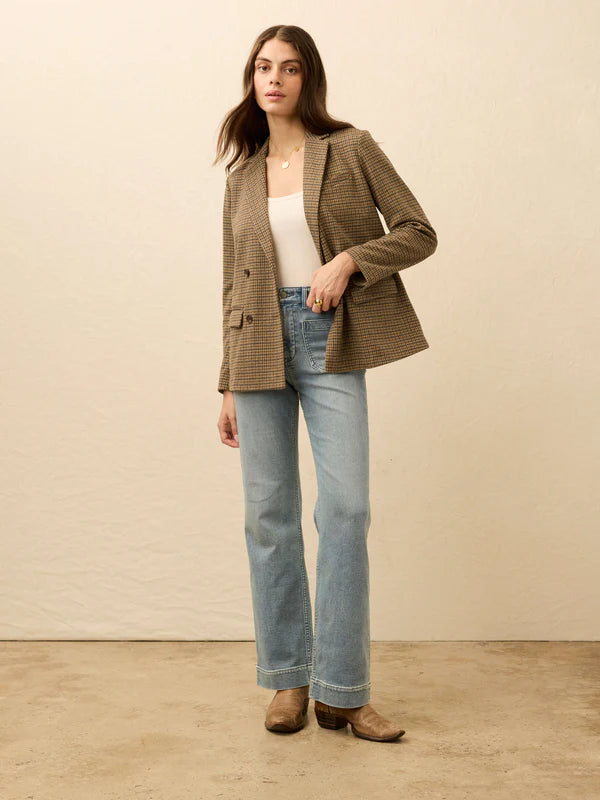 Inlet Knit Double Breasted Blazer - Oak Hall