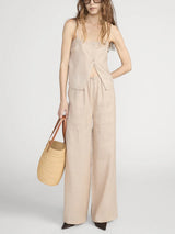 The Linen Lounge Pant - Flax