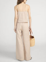 The Linen Lounge Pant - Flax