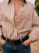 Coastal Poplin Oversized Shirt