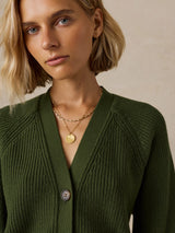 Northshore Cardigan - Deep Green