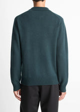 Long Sleeve Zip Front Polo - Oak Hall