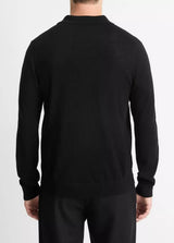 Long Sleeve Merino Polo