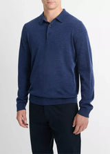 Long Sleeve Merino Polo